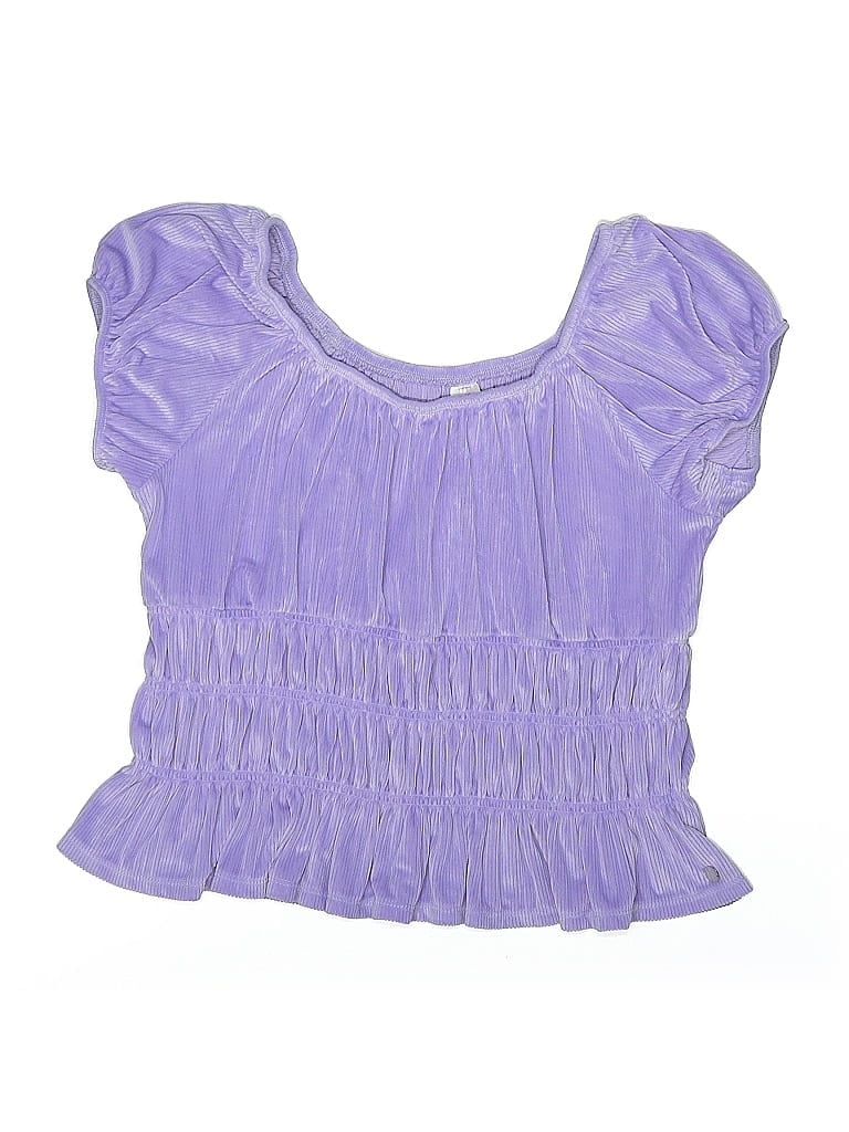 Pre-owned Justice Kids' Sleeveless Blouse In Purple