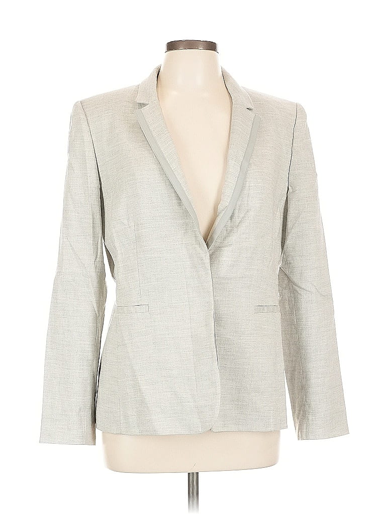 Pre-owned Antonio Melani Blazer Jacket In Silver