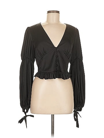WAYF Long Sleeve Blouse (view 1)