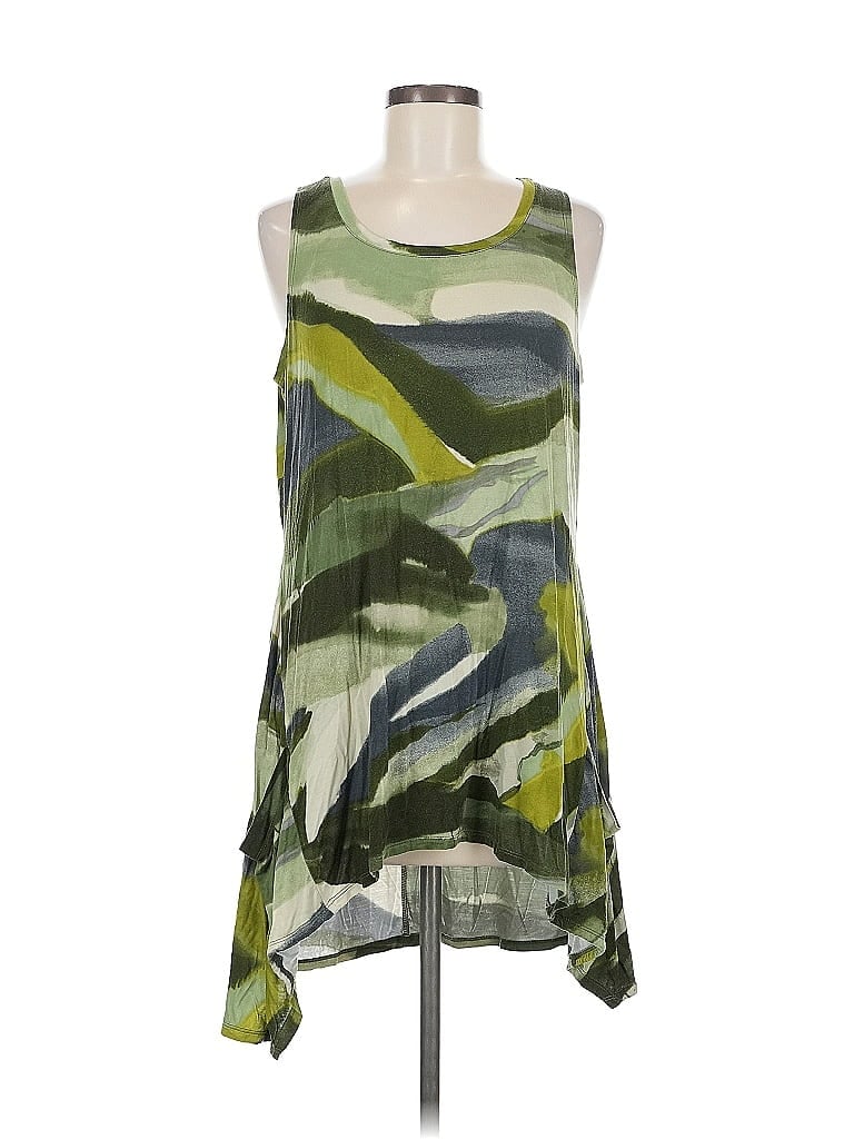 Pre-owned Logo By Lori Goldstein Casual Dress In Green