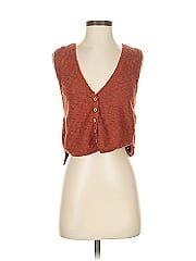 Fp Beach Sleeveless Button Down Shirt