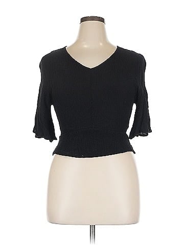 Morrison Grey 3/4 Sleeve Top (view 1)