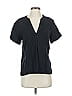 J.Crew Black Short Sleeve Blouse Size XS - photo 1