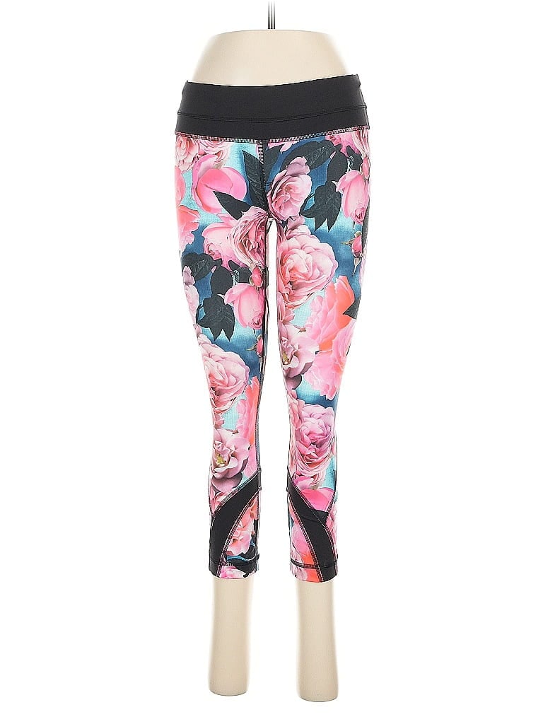 Pre-owned Lululemon Athletica Leggings In Pink