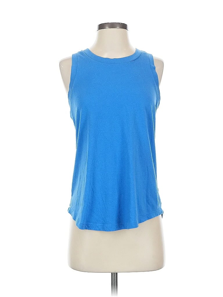 Pre-owned Victoria's Secret Pink Sleeveless T-shirt In Blue