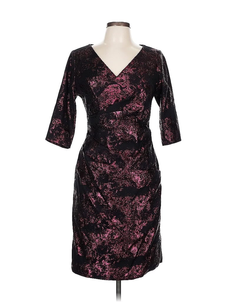 Pre-owned Theia Cocktail Dress In Pink