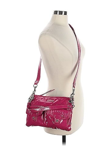 Coach Heart Poppy Leather Satchel (view 2)