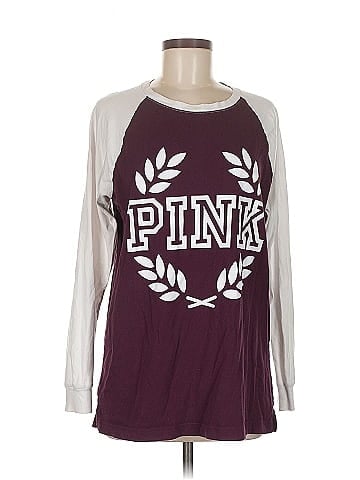 Victoria's Secret Pink 3/4 Sleeve T-Shirt (view 1)