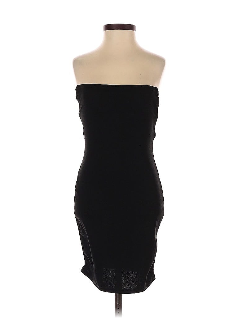 Pre-owned Prettylittlething Cocktail Dress In Black
