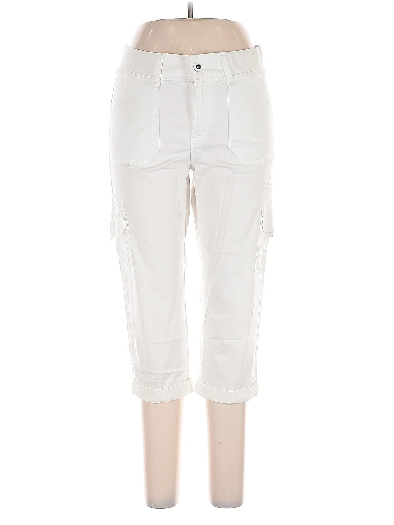 Pre-owned Lee Cargo Pants In White