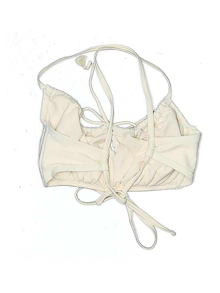 Pre-owned Wild Fable Swimsuit Top Ivory Swimwear In White