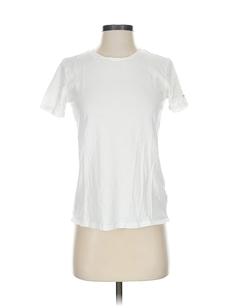 Pre-owned Fabletics Short Sleeve T-shirt In White