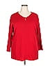 Moda International Red Pullover Sweater Size 18 - photo 1