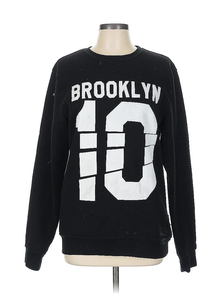 Pre-owned Assorted Brands Sweatshirt In Black