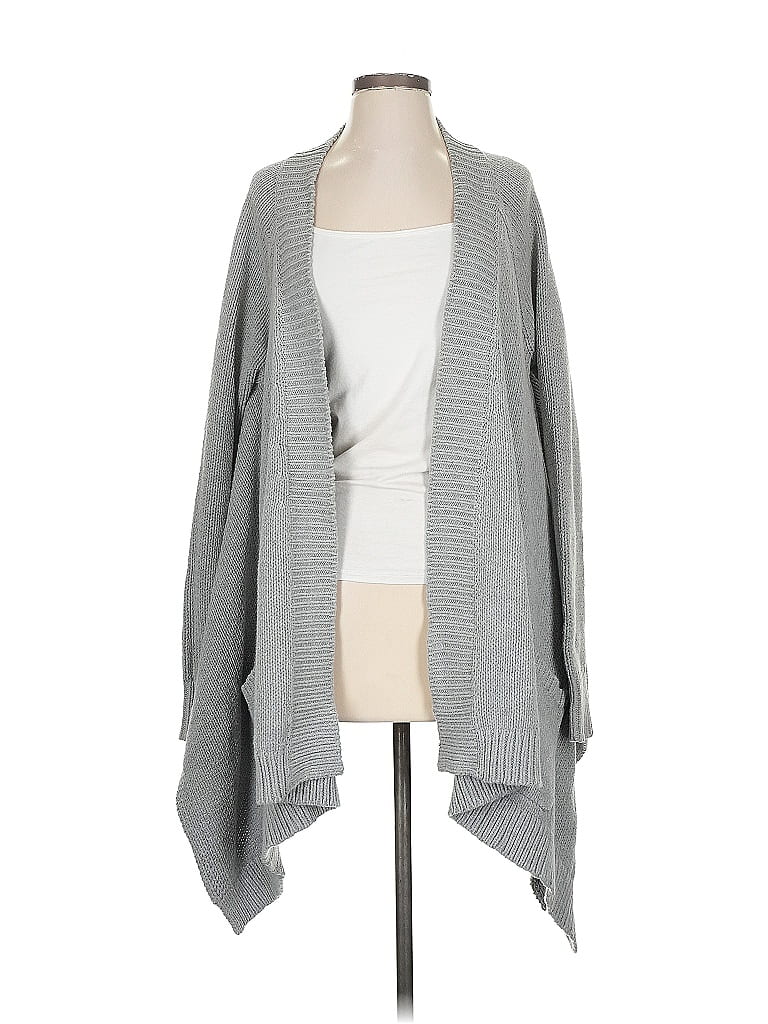 Pre-owned Kf/kaufmanfranco Collective Cardigan Sweater In Gray