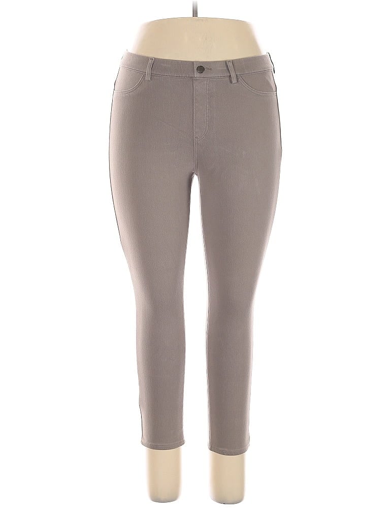 Pre-owned Uniqlo Casual Pants In Gray