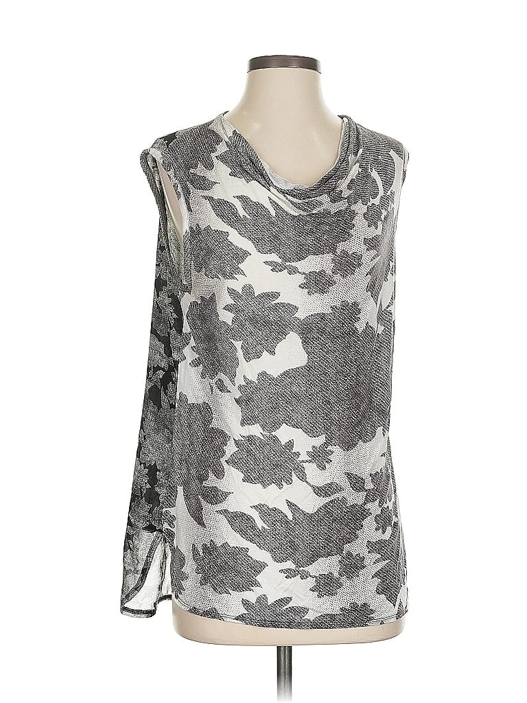 Pre-owned Cabi Sleeveless T-shirt In Gray