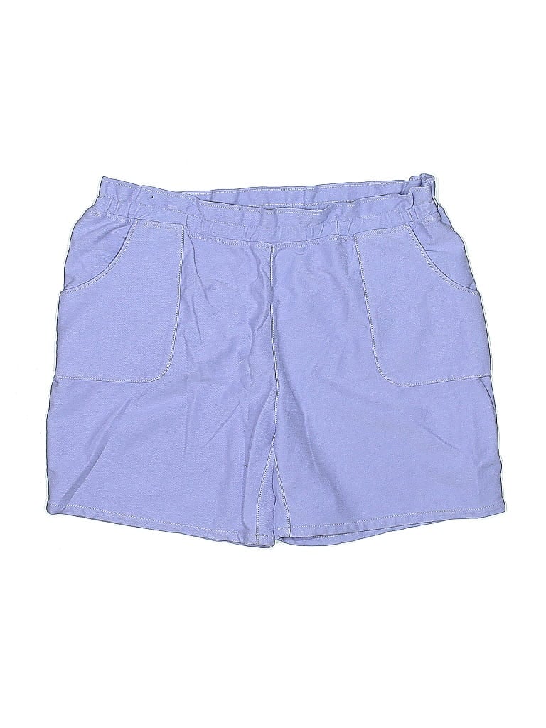 Pre-owned Lands' End Kids'  Board Shorts In Blue