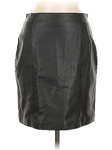 Bagatelle Faux Leather Skirt (view 1)