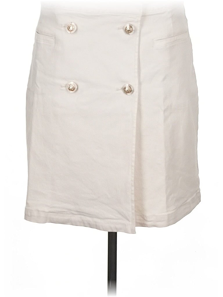 Click to view more detailed imagery on our partner's website Pre-owned Ann Taylor Formal Skirt In White
