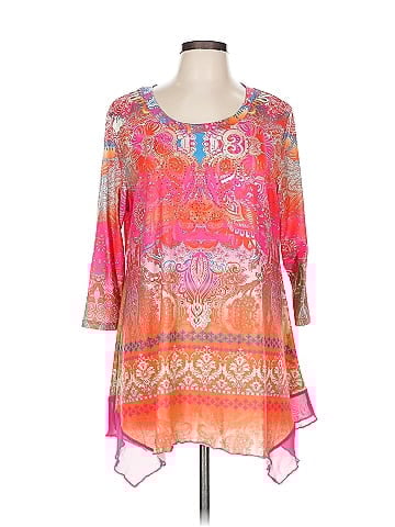 One World 3/4 Sleeve Blouse (view 1)
