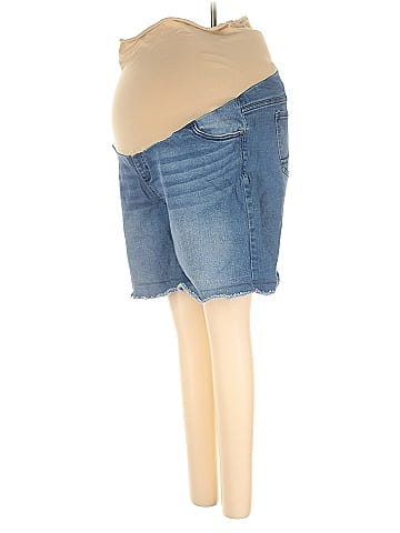 Indigo Blue Denim Shorts (view 1)