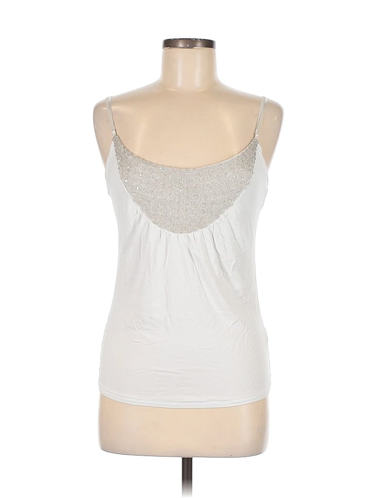 Pre-owned The Limited Tank Top Ivory Sweetheart Neckline Tops In White