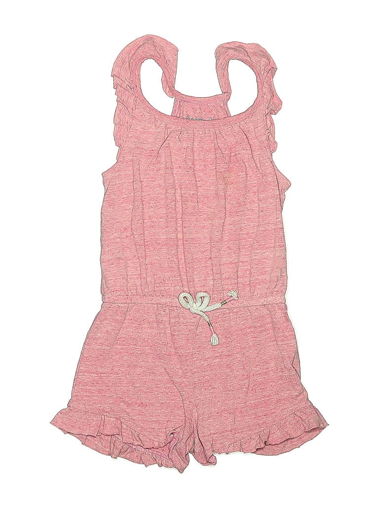 Pre-owned Cat & Jack Kids' Overall Shorts In Pink