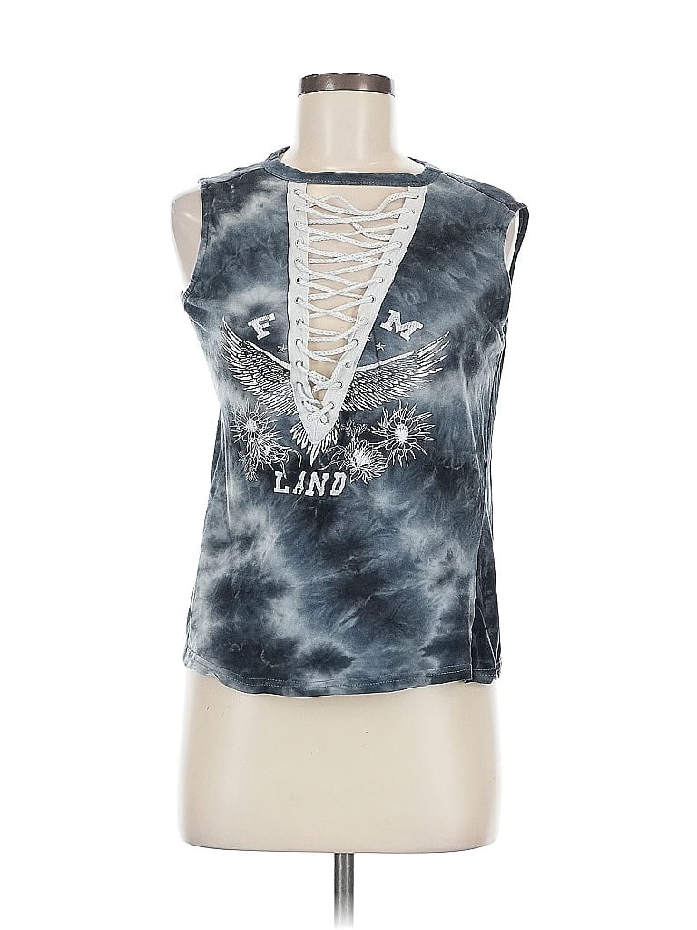 Pre-owned Rue21 Sleeveless T-shirt In Black