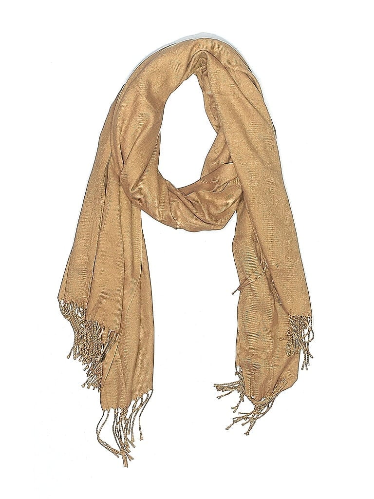 Pre-owned Assorted Brands Scarf In Brown