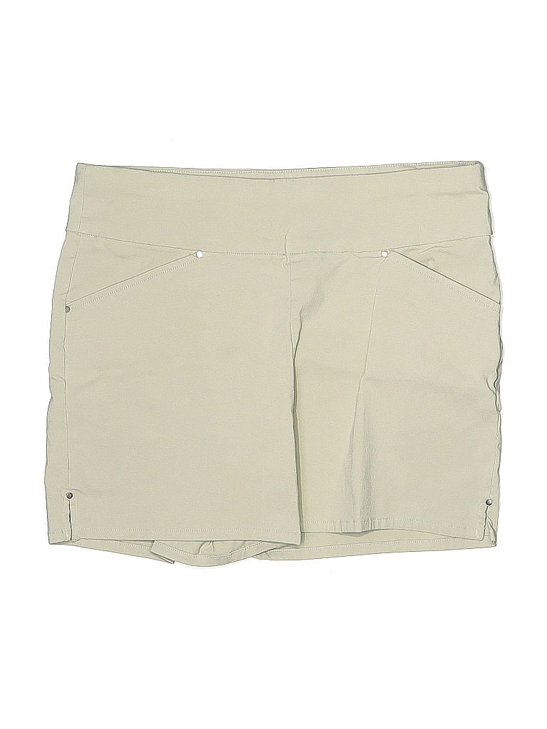 Pre-owned Inc International Concepts Khaki Shorts In White
