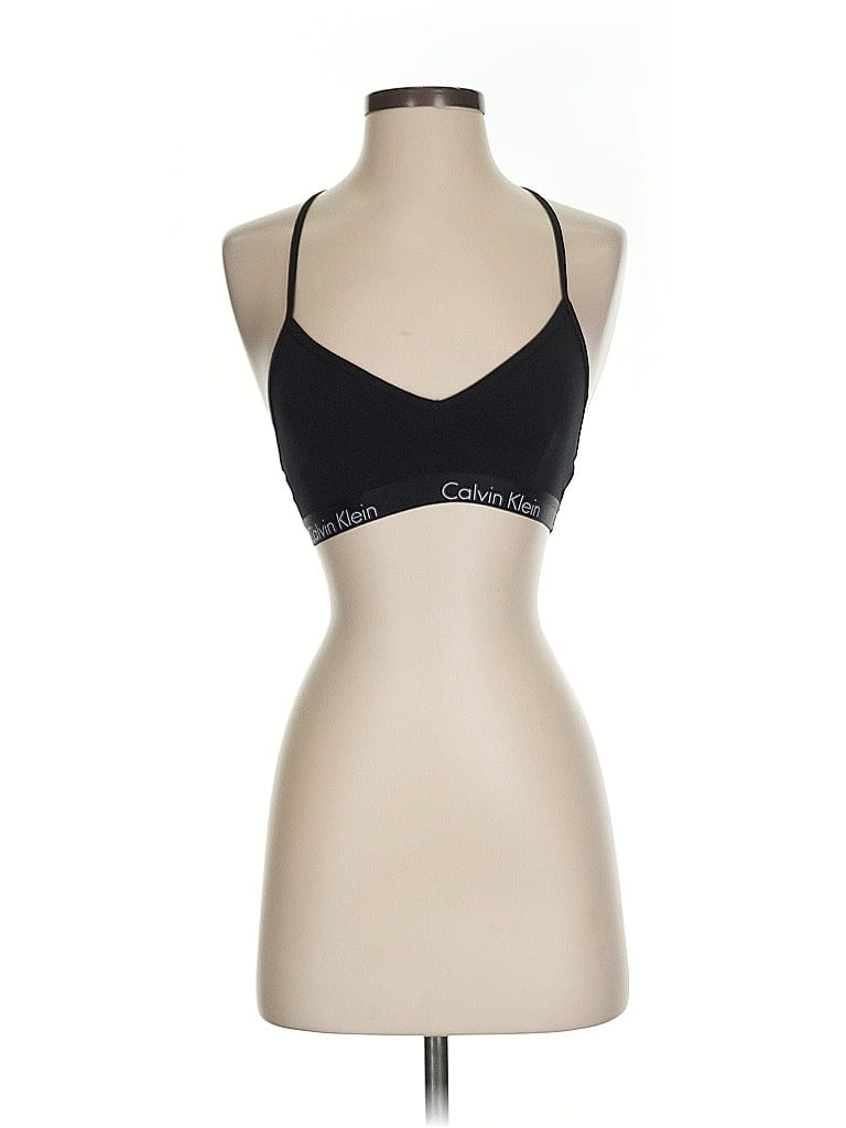 Pre-owned Calvin Klein Sports Bra In Black