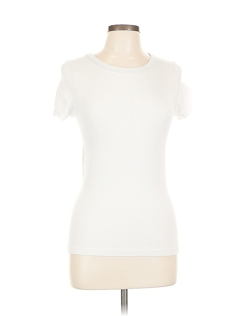 90 DEGREE BY REFLEX Pre-owned Short Sleeve T-shirt In White