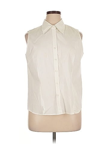 Como Sleeveless Button-Down Shirt (view 1)