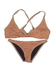 Solid & Striped Two Piece Swimsuit