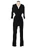 Express Solid Black Jumpsuit Size S - photo 1