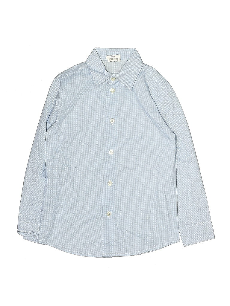 Click to view more detailed imagery on our partner's website Pre-owned Van Heusen Kids' Long Sleeve Button Down Shirt In Blue