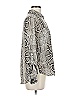 MICHAEL Michael Kors Animal Print Gray Long Sleeve Blouse Size M - photo 4