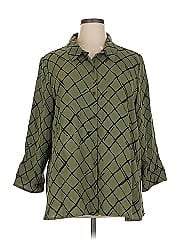 Habitat 3/4 Sleeve Button Down Shirt