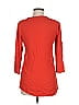 MAX 100% Rayon Orange 3/4 Sleeve Blouse Size M - photo 2