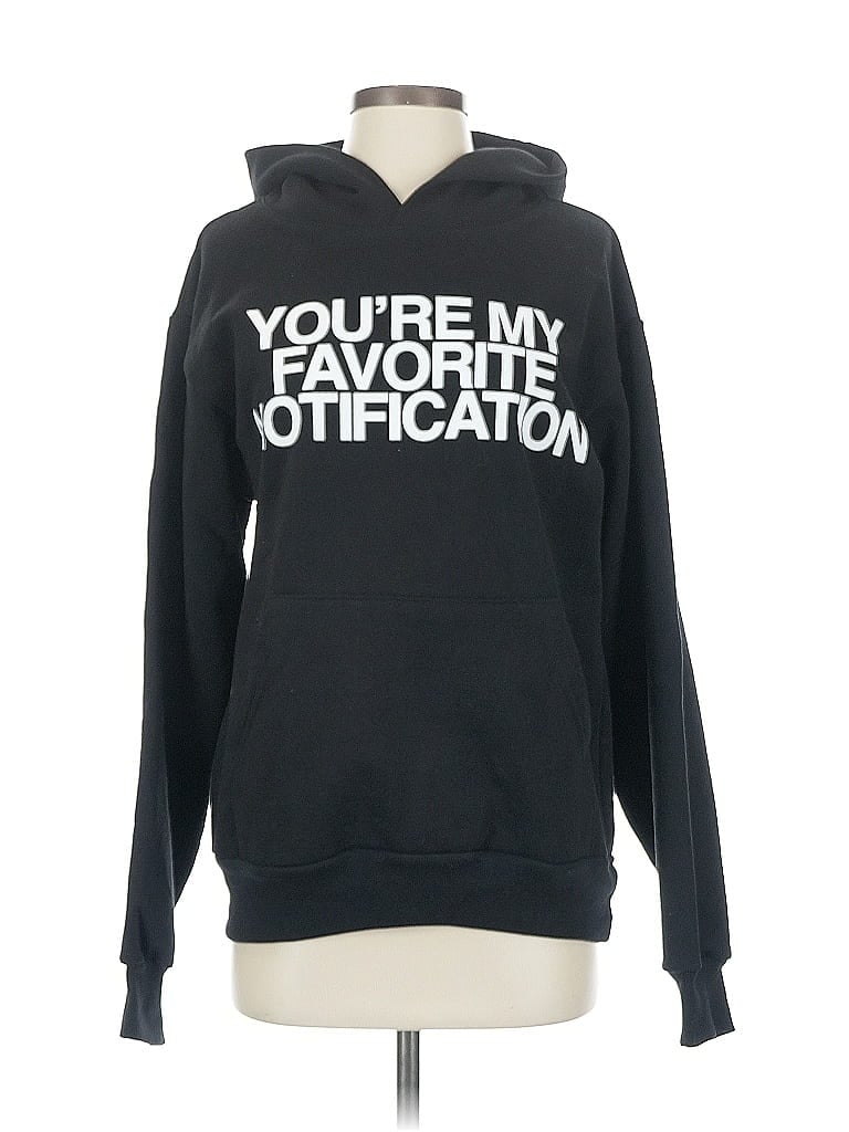 Pre-owned Unbranded Pullover Hoodie In Black