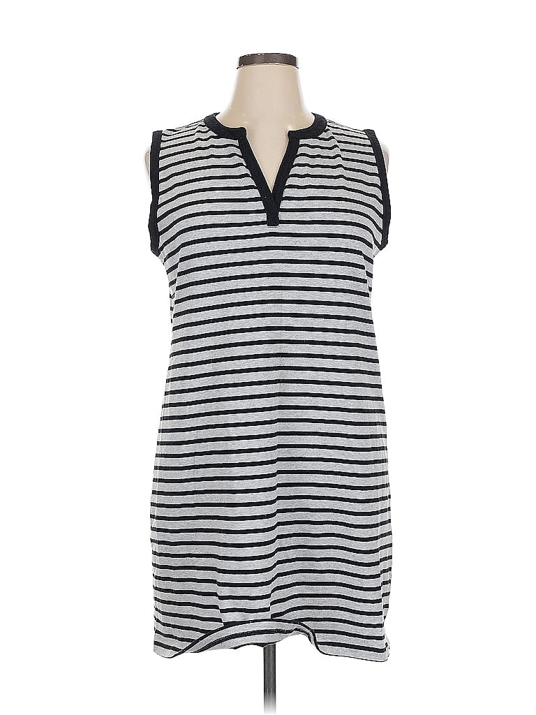Pre-owned Liz Claiborne Casual Dress In Gray