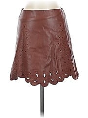 Tanya Taylor Leather Skirt