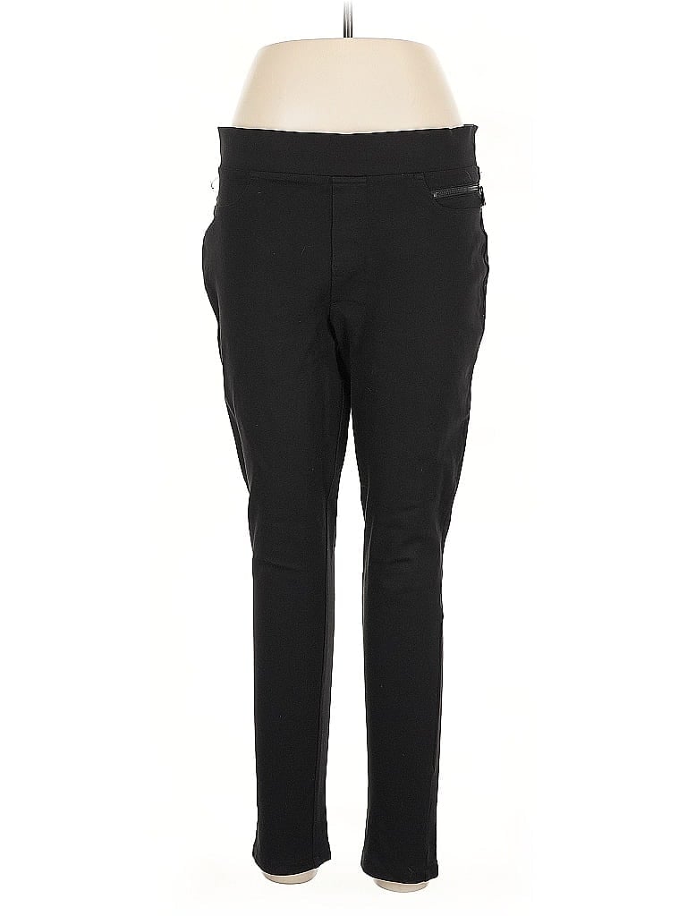 Pre-owned Dkny Jeans Active Pants In Black