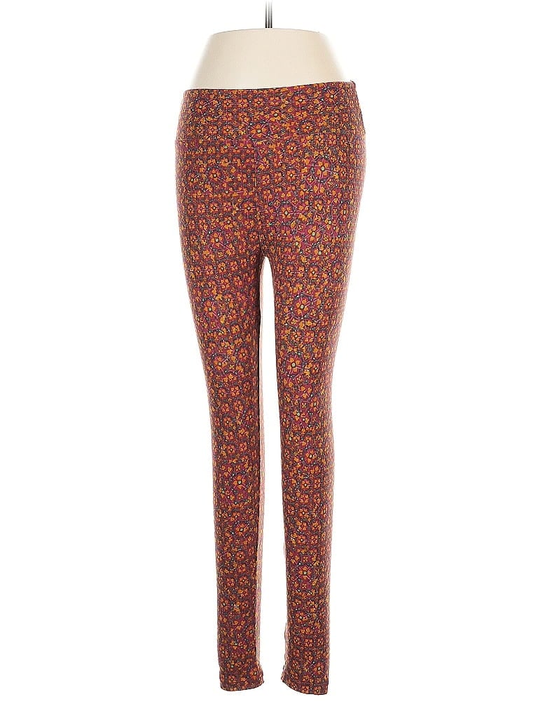 LULAROE Pre-owned Leggings In Red
