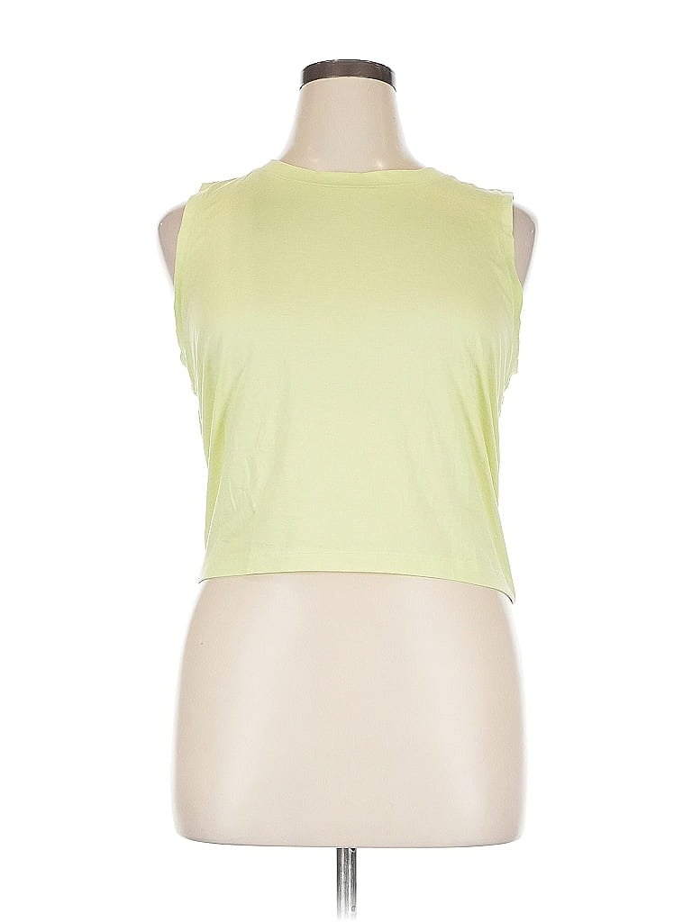 Pre-owned Yogalicious Sleeveless T-shirt In Green