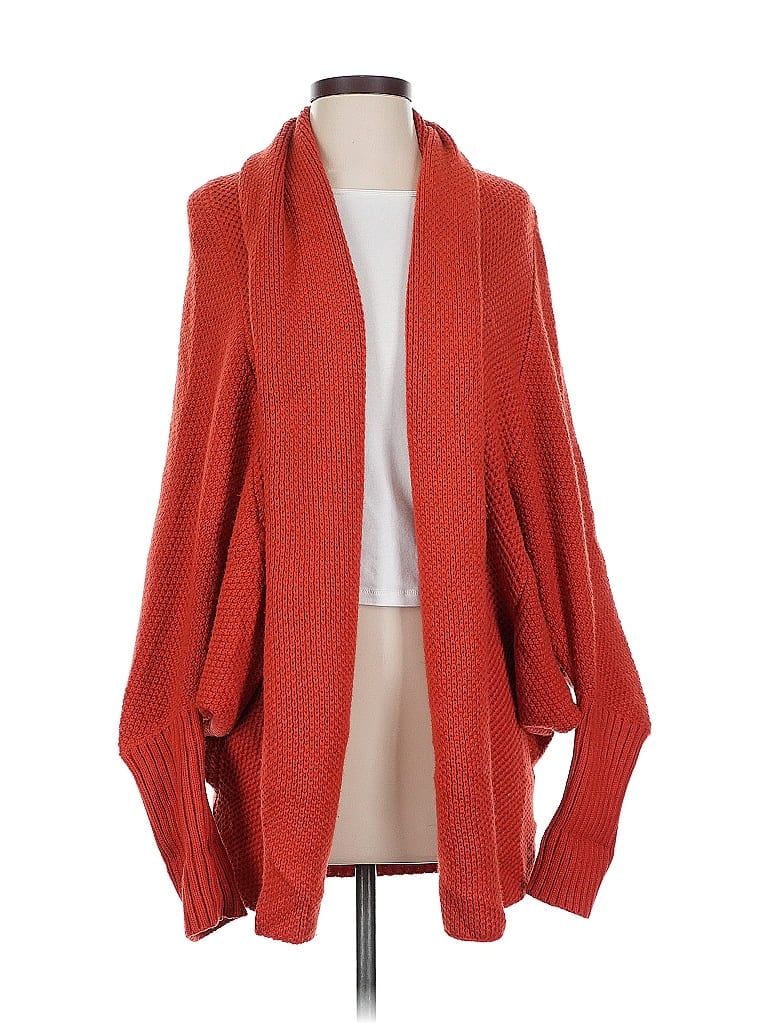 Pre-owned Unbranded Cardigan Sweater In Red