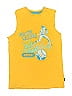 Gap Kids Outlet 100% Cotton Yellow Sleeveless T-Shirt Size 10 - photo 1