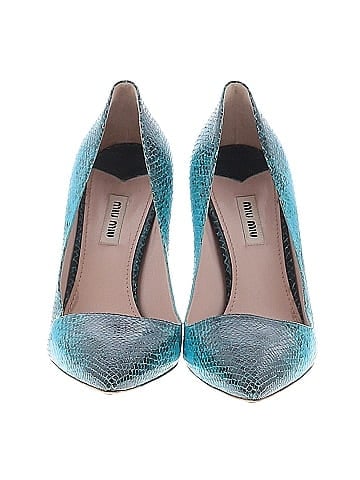 Miu Miu Embossed Heels (view 2)