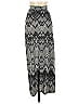 Assorted Brands Chevron-herringbone Gray Black Casual Skirt Size M - photo 2